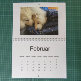 Vandret spiralkalender